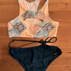 Cup-she two piece bathing suit